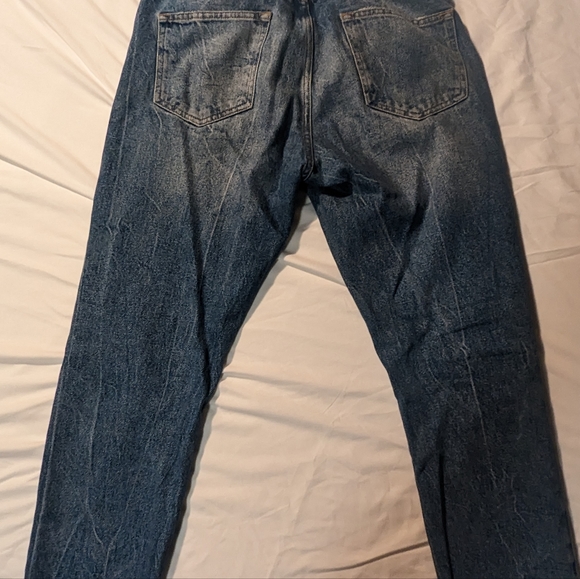 Topman Highwaisted Taper Denim - Picture 3 of 3